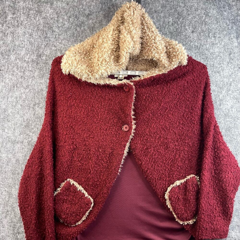 Vestique Women's Sweater Size Large Hooded